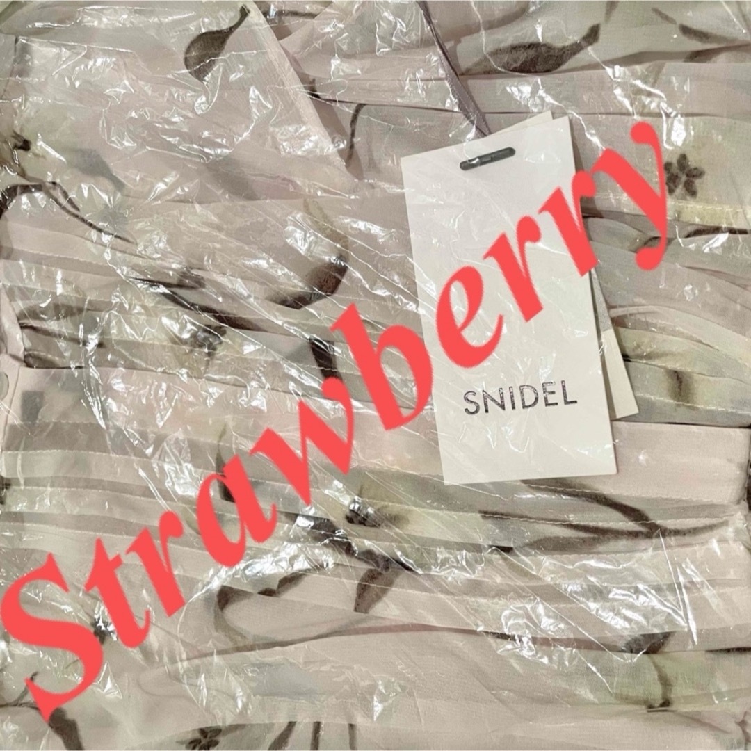 SNIDEL - snidel 20周年 ワンピース Sustainableプリント SNIDEL - snidel 20周年 ワンピース Sustainableプリント
