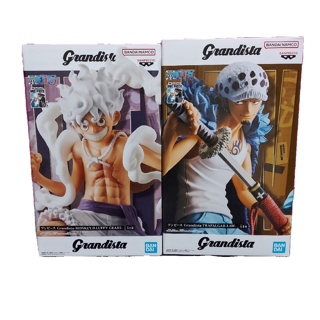 ONE PIECE - ワンピース Grandista ルフィ & ロー フィギュア ONE PIECE - ワンピース Grandista ルフィ & ロー フィギュア