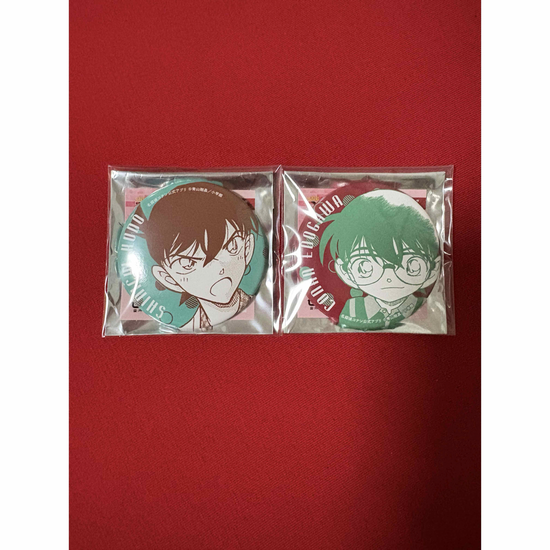 名探偵コナン 公式アプリ 缶バッジ 新一 コナンの通販 by rei's 名探偵コナン 公式アプリ 缶バッジ 新一 コナンの通販 by rei's