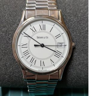 Tiffany & Co. - ティファニー アトラスミニ SV925 革ベルト Tiffany & Co. - ティファニー アトラスミニ SV925 革ベルト
