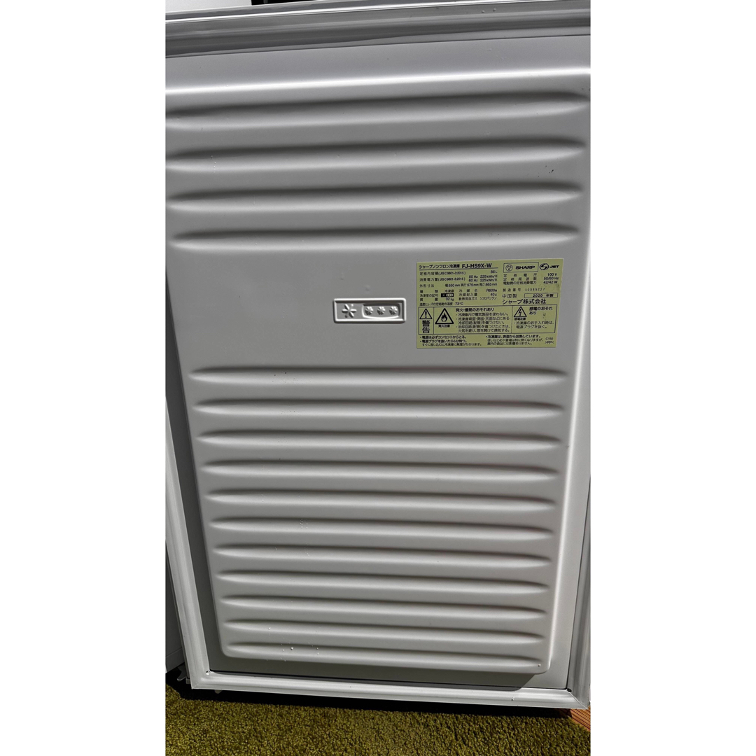 SHARP - シャープ ノンフロン 冷凍庫 FJ-HS9X-W 2020年製の通販 SHARP - シャープ ノンフロン 冷凍庫 FJ-HS9X-W 2020年製の通販