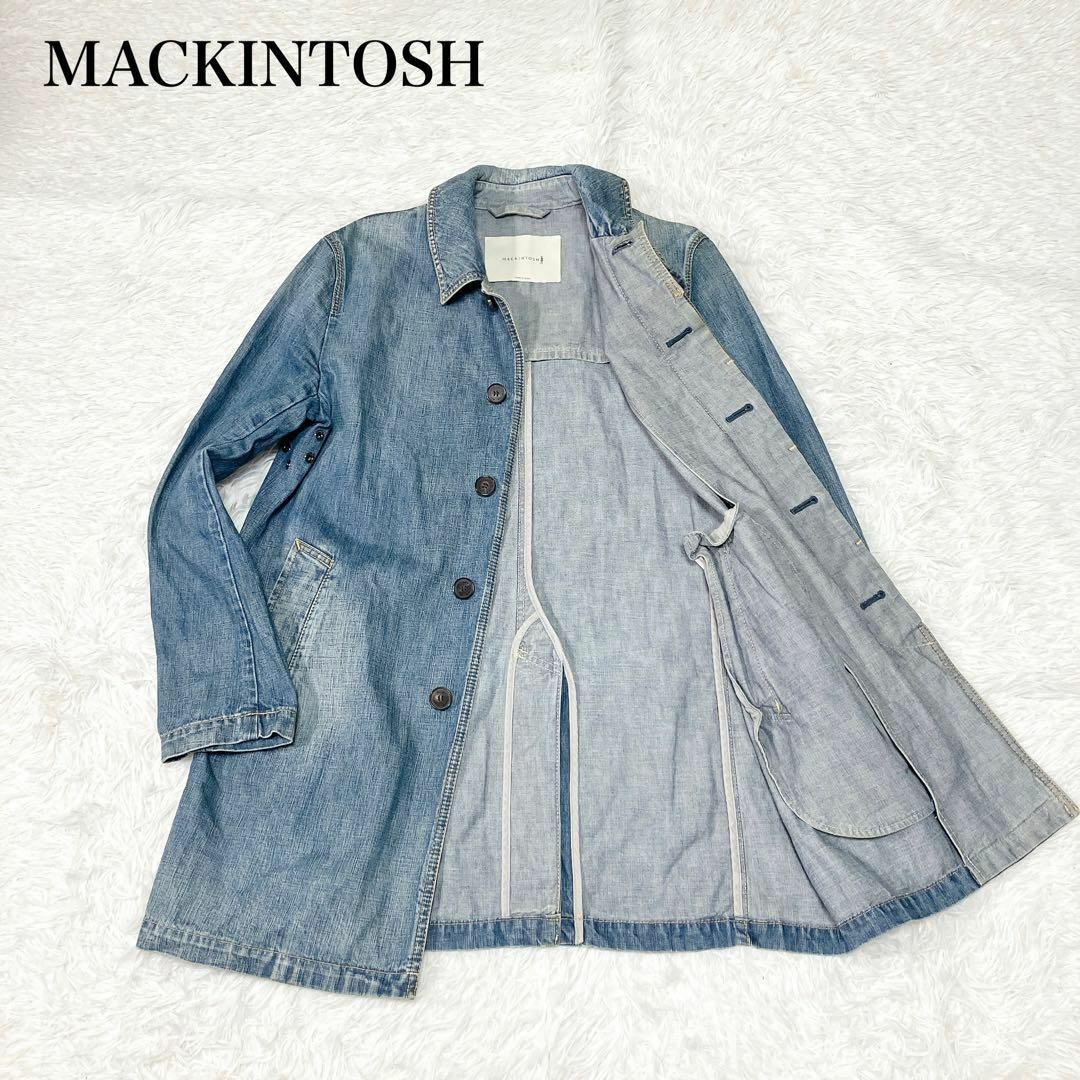 MACKINTOSH - マッキントッシュ デニム ステンカラーコート MACKINTOSH - マッキントッシュ デニム ステンカラーコート