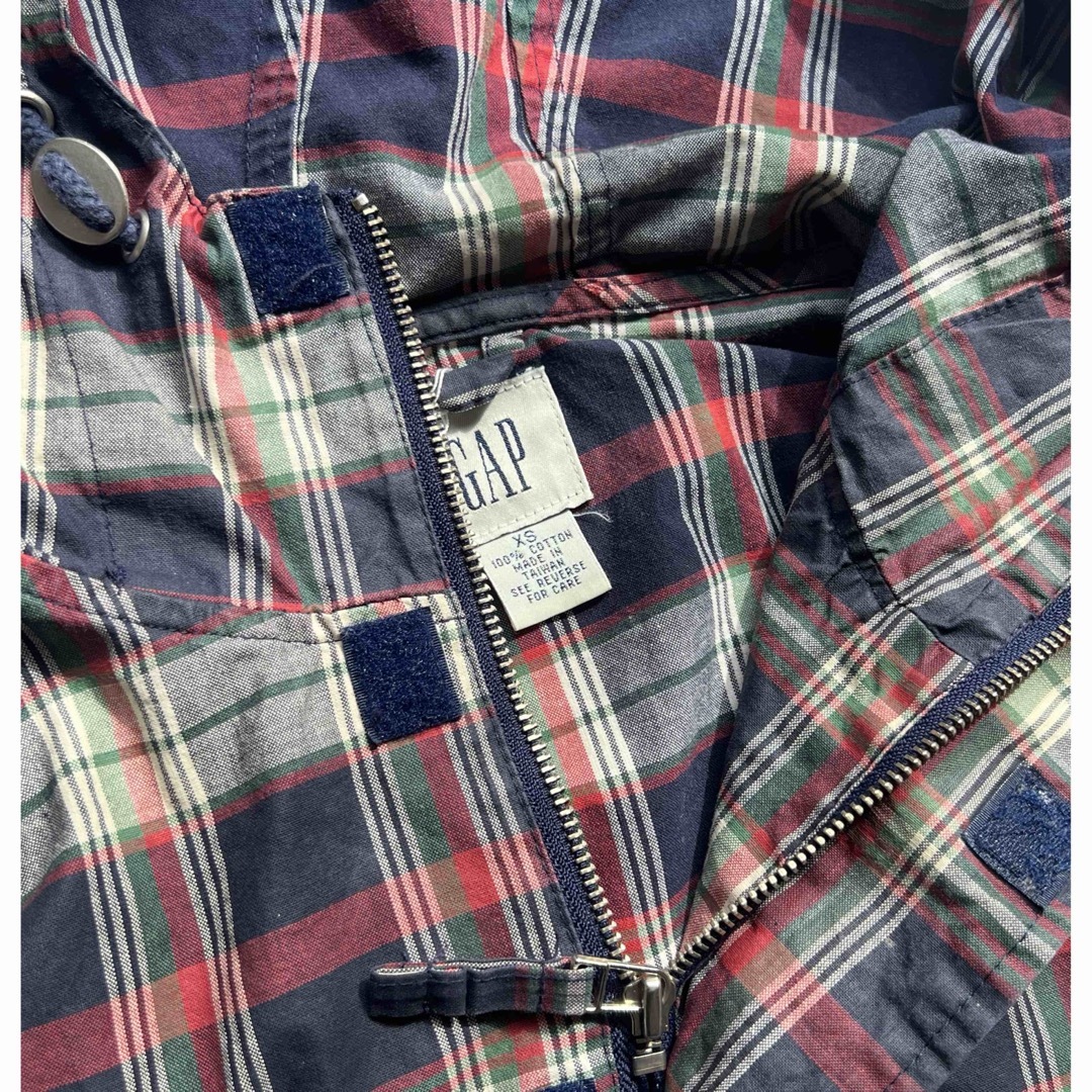 GAP - 【名作】OLD GAP 00s コットンアノラック マドラス GAP - 【名作】OLD GAP 00s コットンアノラック マドラス