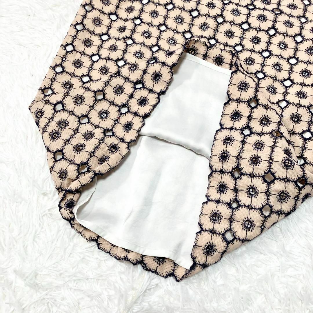 mina perhonen - ミナペルホネン ワンピース ノースリーブ 刺繍 mina perhonen - ミナペルホネン ワンピース ノースリーブ 刺繍
