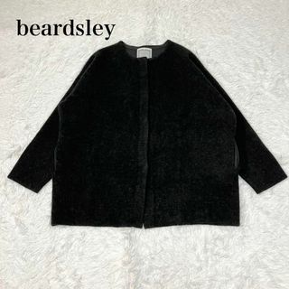 BEARDSLEY - ビアズリー 洗える ニット コート グレー Fサイズ BEARDSLEY - ビアズリー 洗える ニット コート グレー Fサイズ