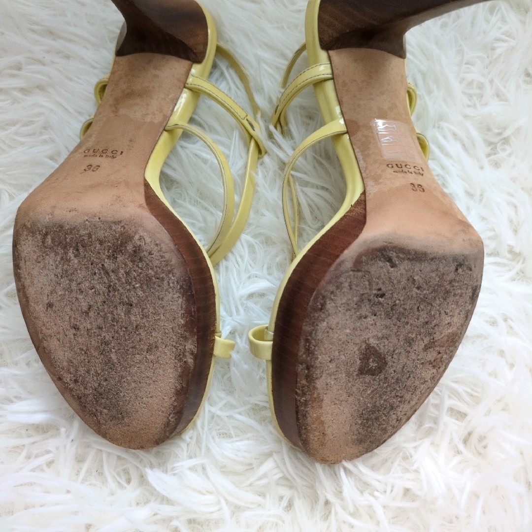 GUCCI - 【美品】GUCCI グッチ サンダル メタルパーツ入り GUCCI - 【美品】GUCCI グッチ サンダル メタルパーツ入り
