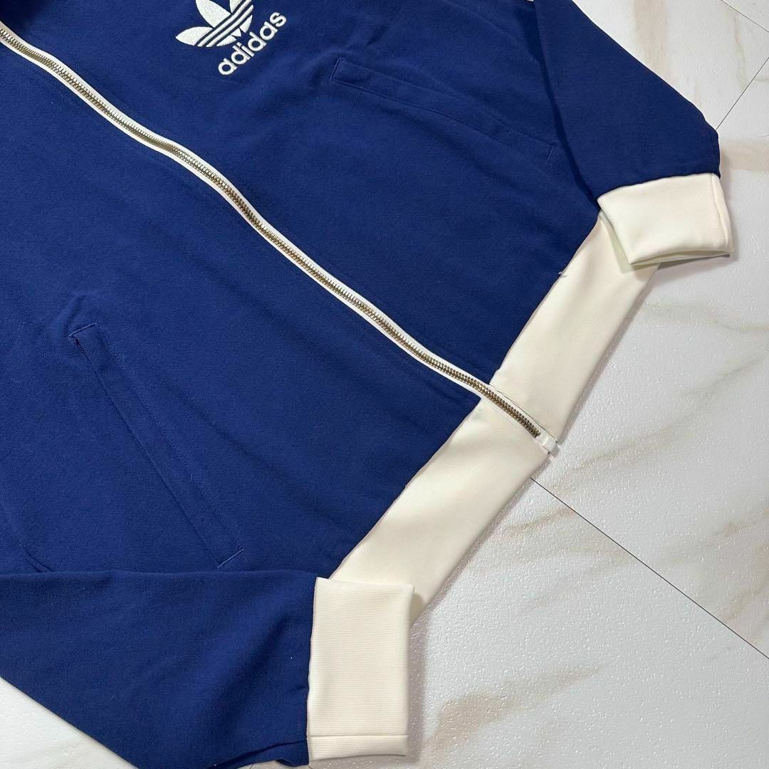 adidas - 【希少サイズ】adidasジャージ ベッケンバウアー 青 白 adidas - 【希少サイズ】adidasジャージ ベッケンバウアー 青 白