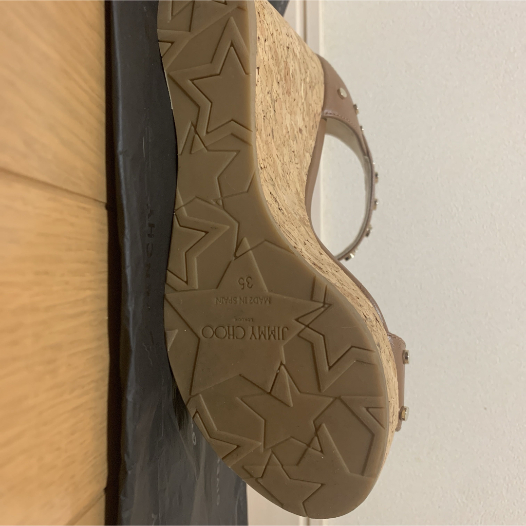 JIMMY CHOO - 【正規品】JIMMYCHOO ウェッジソール サンダル JIMMY CHOO - 【正規品】JIMMYCHOO ウェッジソール サンダル