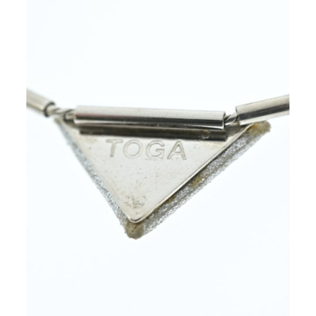 TOGA - TOGA トーガ ネックレス - シルバーx黒x白等 【古着 TOGA - TOGA トーガ ネックレス - シルバーx黒x白等 【古着