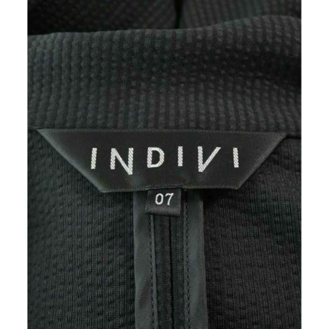 INDIVI - INDIVI インディヴィ テーラードジャケット 7(S位) 黒 INDIVI - INDIVI インディヴィ テーラードジャケット 7(S位) 黒