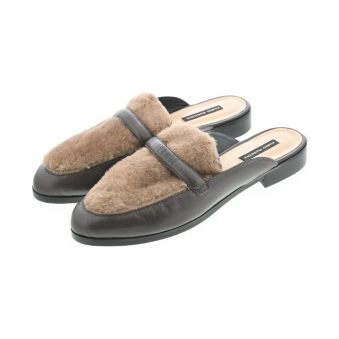 FABIO RUSCONI - FABIO RUSCONI サンダル EU39(25.5cm位) 茶系 FABIO RUSCONI - FABIO RUSCONI サンダル EU39(25.5cm位) 茶系