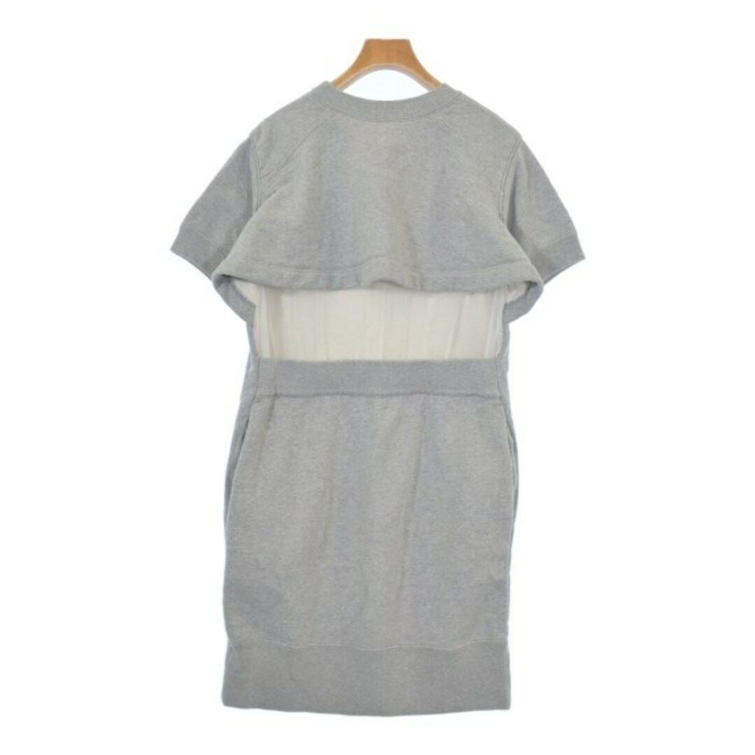 sacai - sacai サカイ ワンピース 2(M位) グレー 【古着】【中古 sacai - sacai サカイ ワンピース 2(M位) グレー 【古着】【中古