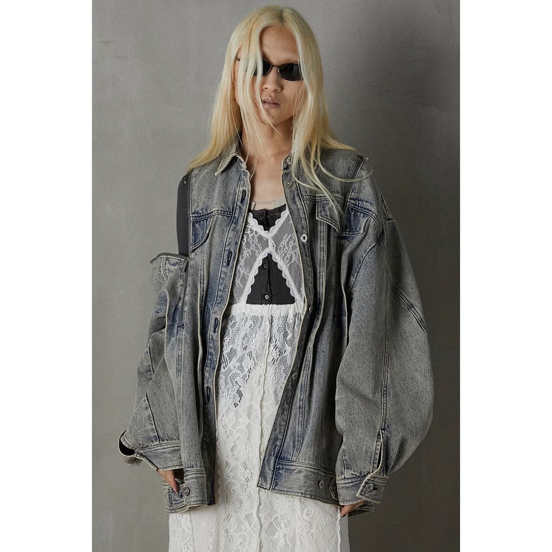 MAISON SPECIAL - PRANK PROJECT Zip Denim Shirt Blousonの通販 MAISON SPECIAL - PRANK PROJECT Zip Denim Shirt Blousonの通販