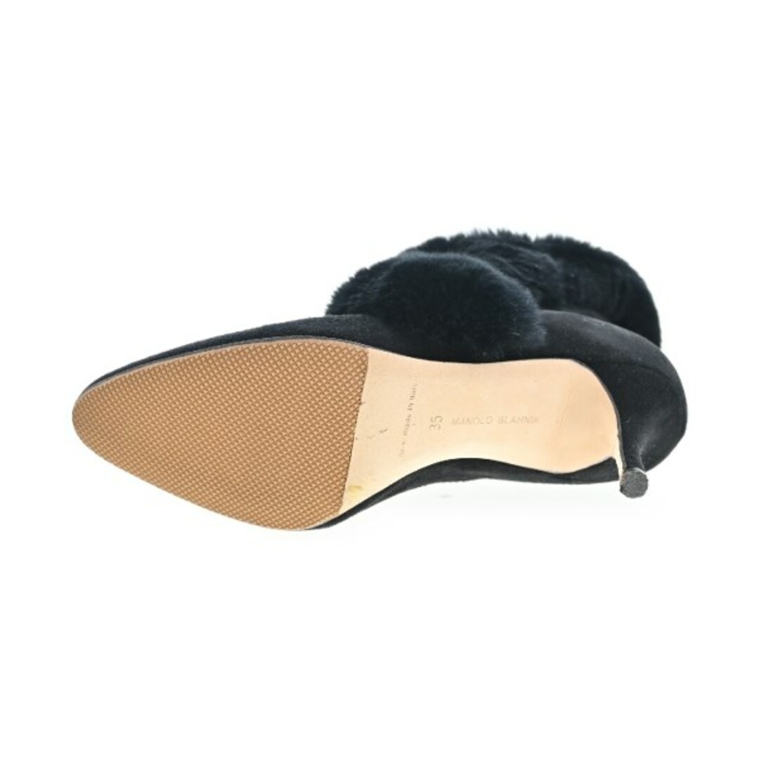 MANOLO BLAHNIK - MANOLO BLAHNIK ブーティ EU35(21.5cm位) 黒 MANOLO BLAHNIK - MANOLO BLAHNIK ブーティ EU35(21.5cm位) 黒