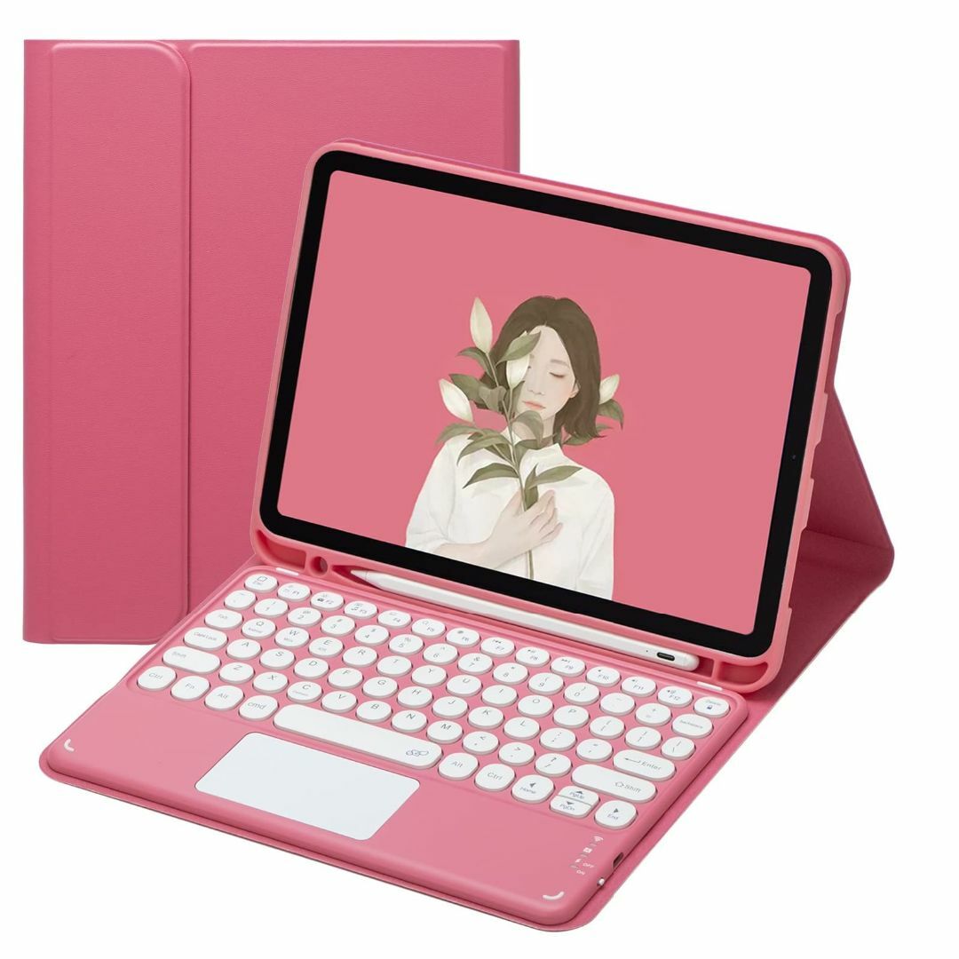 サイズ:iPad7/8/9_色:濃いピンク】iPad 第9世代 第8世代 第7の サイズ:iPad7/8/9_色:濃いピンク】iPad 第9世代 第8世代 第7の