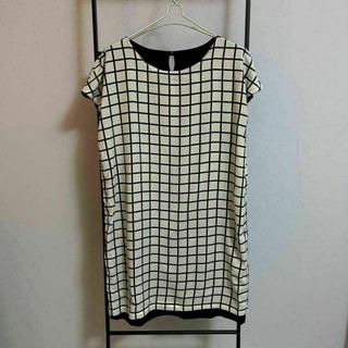 千趣会 リバーシブル ワンピース ブラック x チェック M(その他)