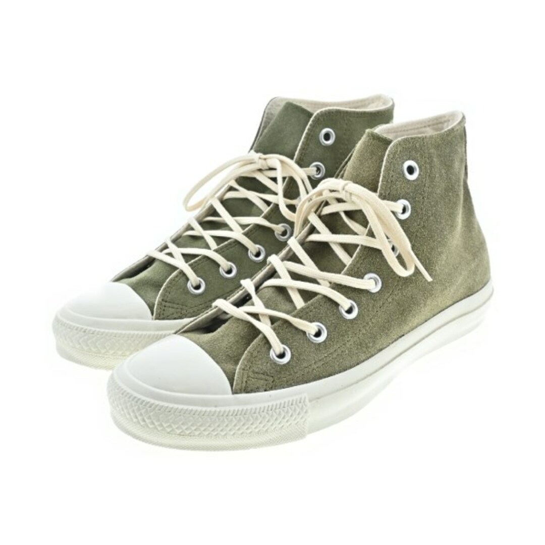 CONVERSE - CONVERSE コンバース スニーカー 24.5cm カーキ CONVERSE - CONVERSE コンバース スニーカー 24.5cm カーキ