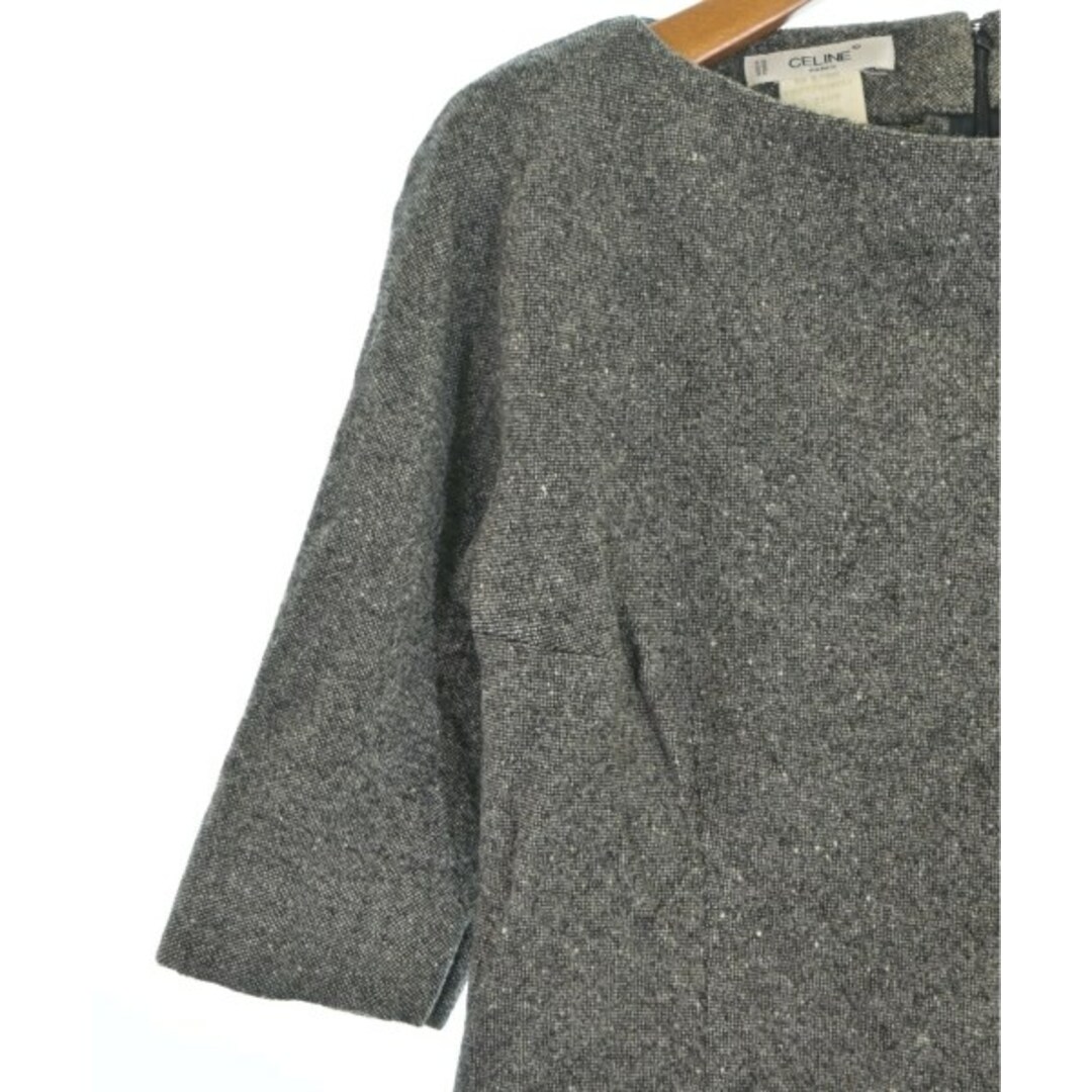 CELINE - CELINE セリーヌ ワンピース 40(M位) グレー系 CELINE - CELINE セリーヌ ワンピース 40(M位) グレー系