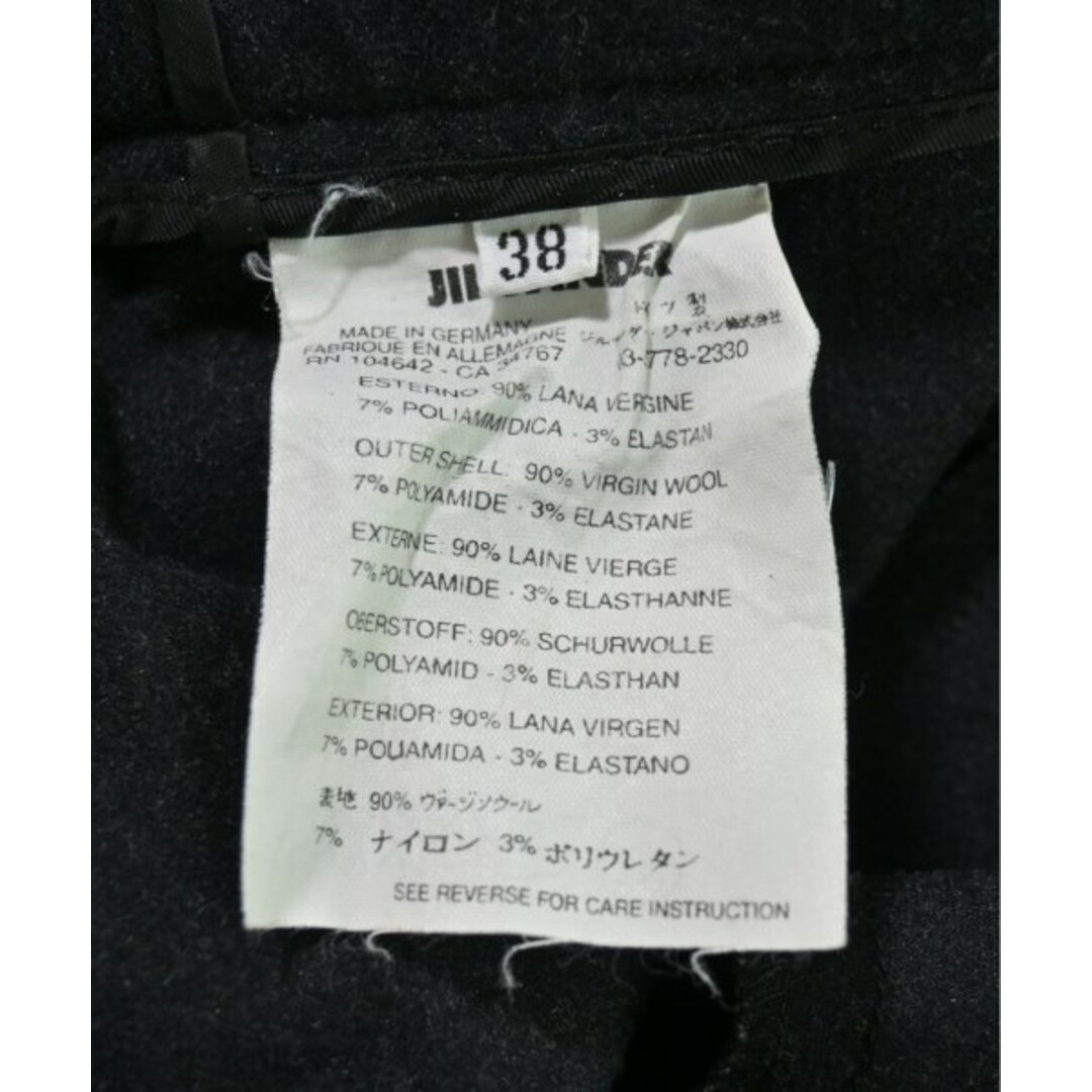 JIL SANDER - JIL SANDER ジルサンダー スラックス 38(S位) 黒系 JIL SANDER - JIL SANDER ジルサンダー スラックス 38(S位) 黒系