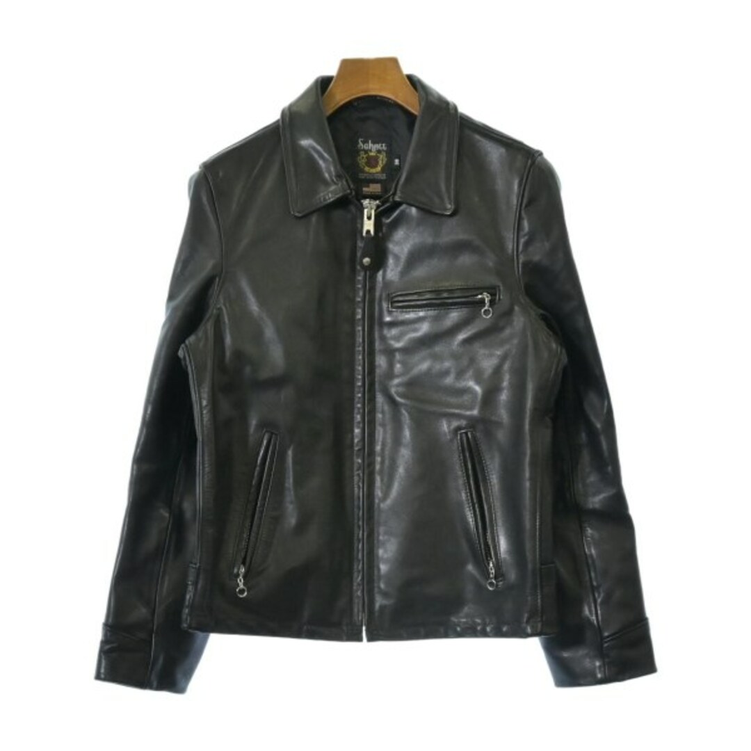 schott - Schott ショット ライダース 38(L位) 黒 【古着 schott - Schott ショット ライダース 38(L位) 黒 【古着