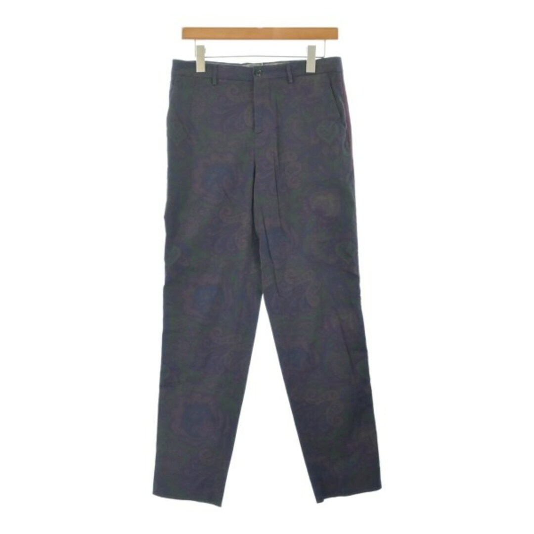 ETRO - ETRO パンツ(その他) 44(S位) 緑x紫xチャコールグレー ETRO - ETRO パンツ(その他) 44(S位) 緑x紫xチャコールグレー