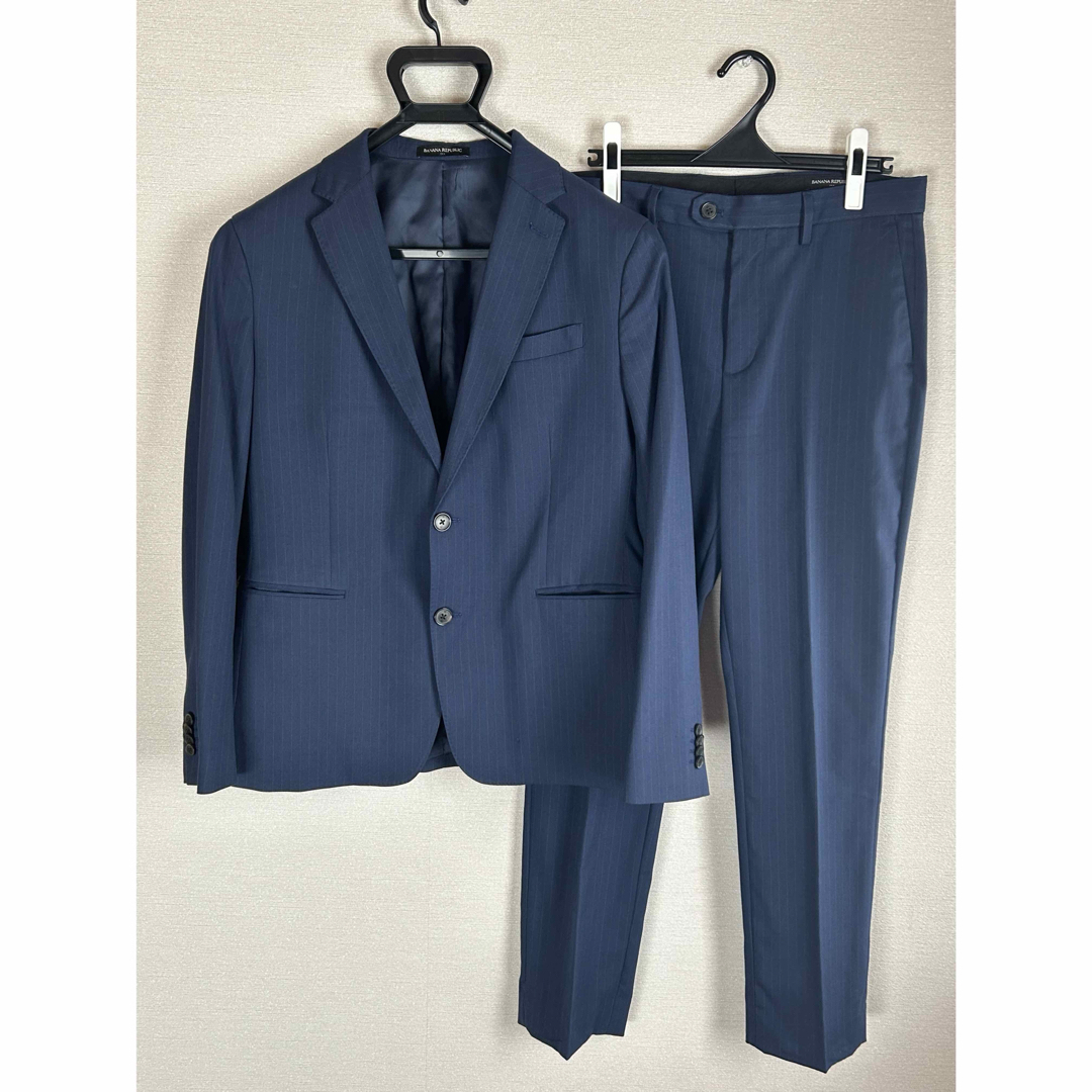 Banana Republic - 美品バナナリパブリックネイビー ストライプ Banana Republic - 美品バナナリパブリックネイビー ストライプ