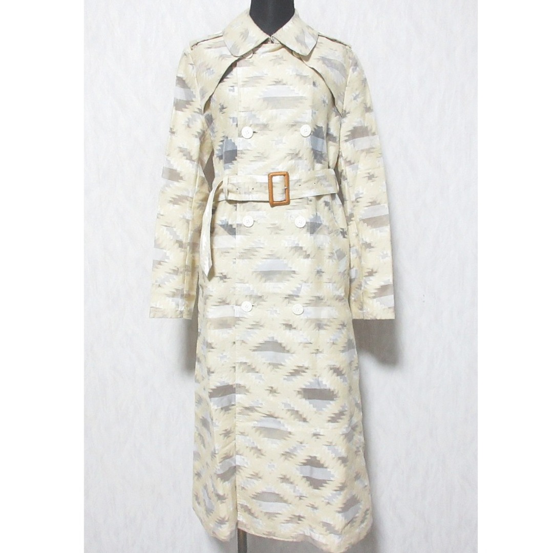 美品 mintdesigns ミントデザインズ 総柄 ダブルブレスト ロング 美品 mintdesigns ミントデザインズ 総柄 ダブルブレスト ロング