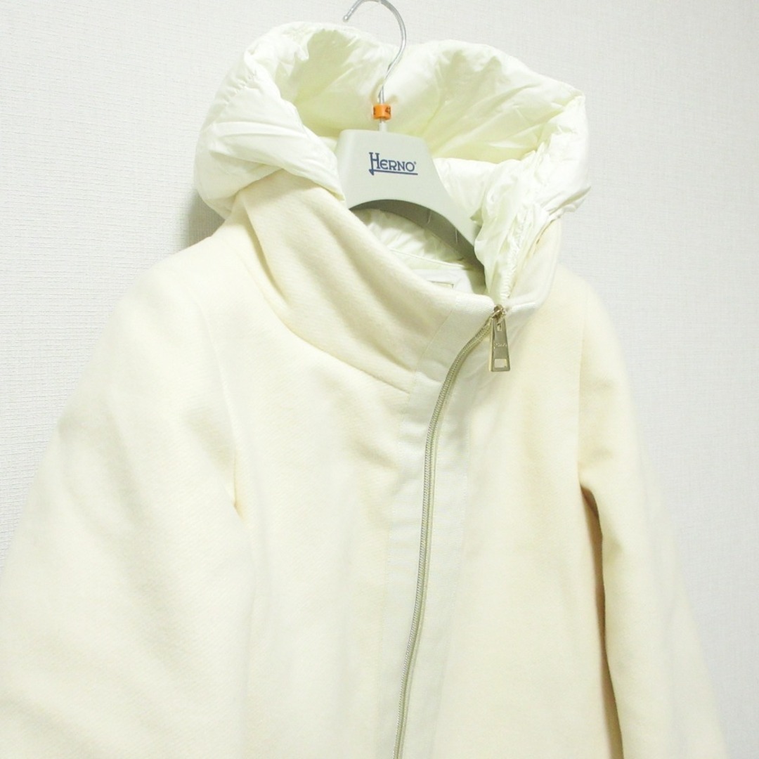 HERNO - 美品 Herno ヘルノ フード2WAY 切替 ダウンコート HERNO - 美品 Herno ヘルノ フード2WAY 切替 ダウンコート