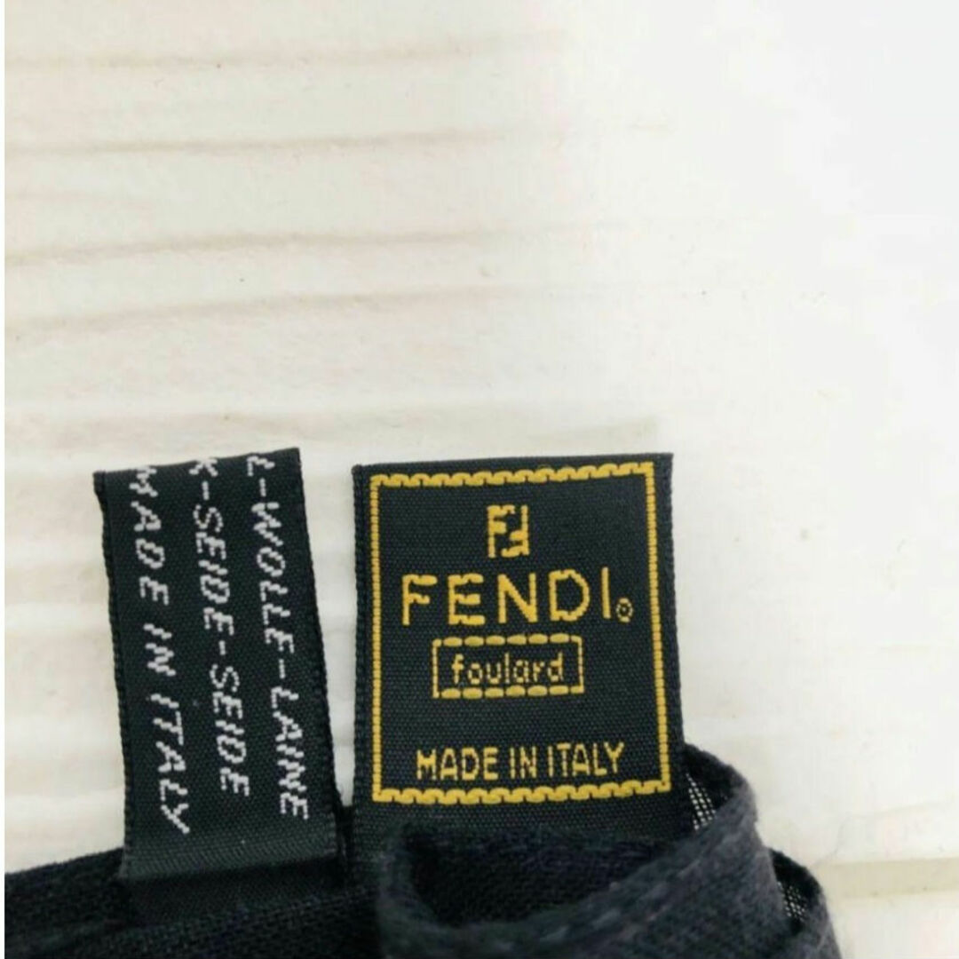 FENDI - 【美品】FENDI フェンディ ストール マフラー スカーフ FENDI - 【美品】FENDI フェンディ ストール マフラー スカーフ