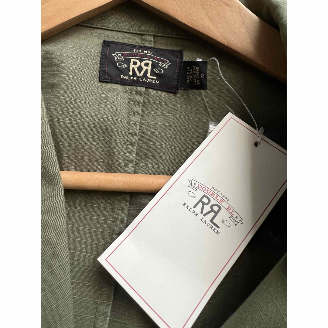 RRL - 新品 RRL ダブルアールエルラルフローレン カーキシャツ RRL - 新品 RRL ダブルアールエルラルフローレン カーキシャツ