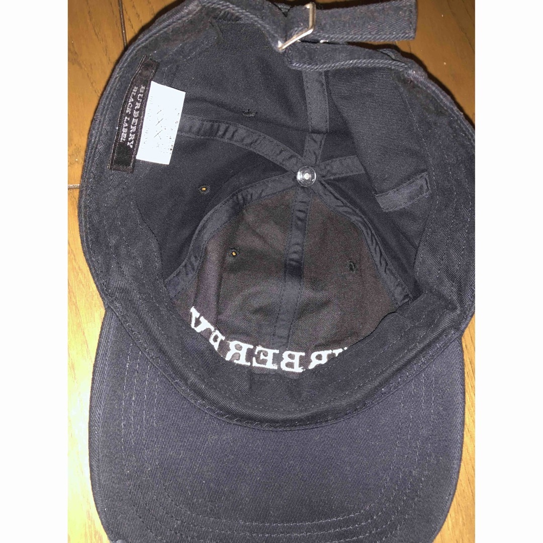 BURBERRY BLACK LABEL - バーバリーブラックレーベル キャップの BURBERRY BLACK LABEL - バーバリーブラックレーベル キャップの