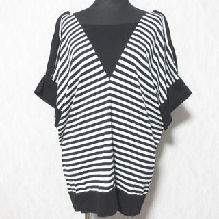 LIMI feu - 美品 LIMI feu リミフゥ ボーダー ワイドスリーブ LIMI feu - 美品 LIMI feu リミフゥ ボーダー ワイドスリーブ