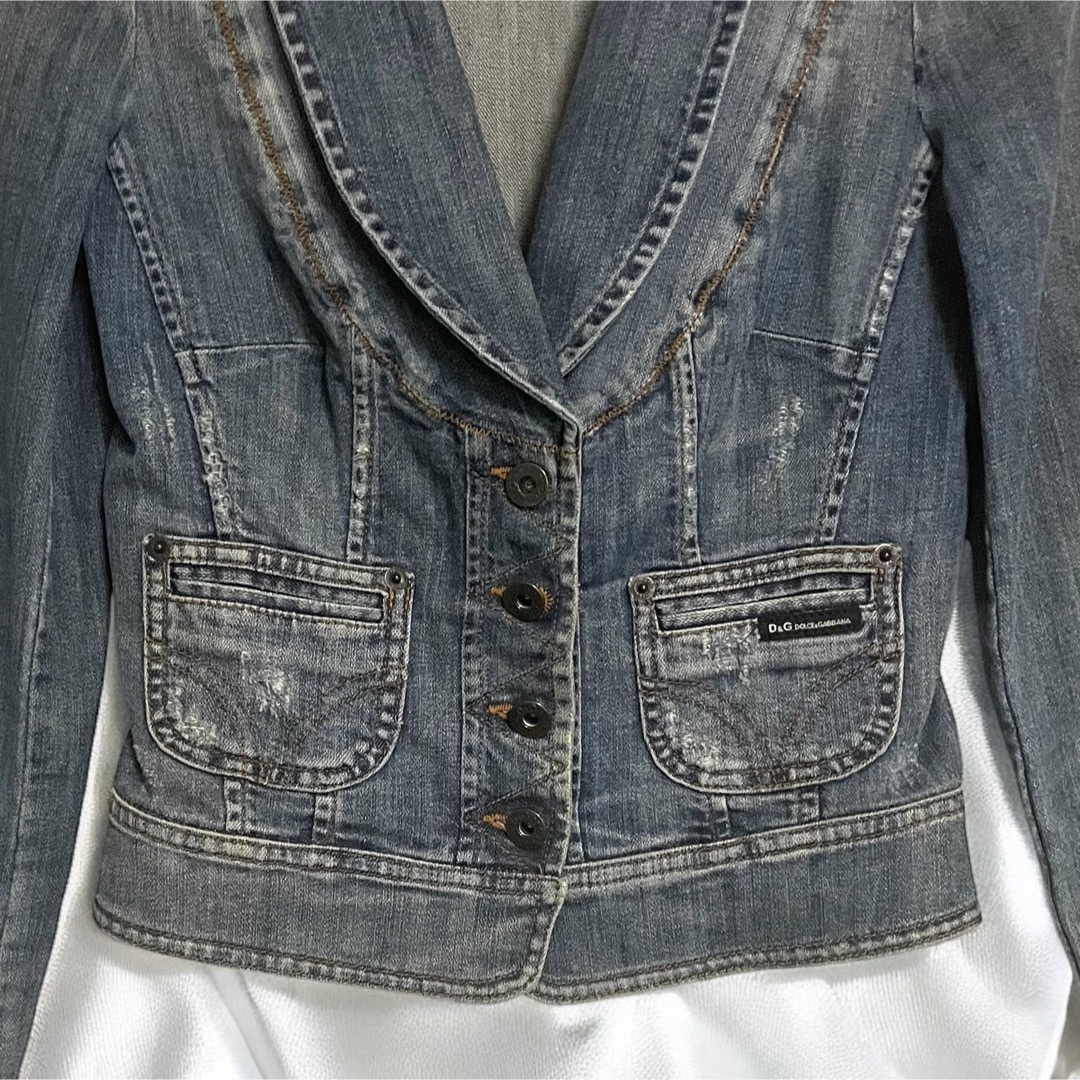 DOLCE&GABBANA - 美品☆DOLCE&GABBANA デニムジャケット G DOLCE&GABBANA - 美品☆DOLCE&GABBANA デニムジャケット G