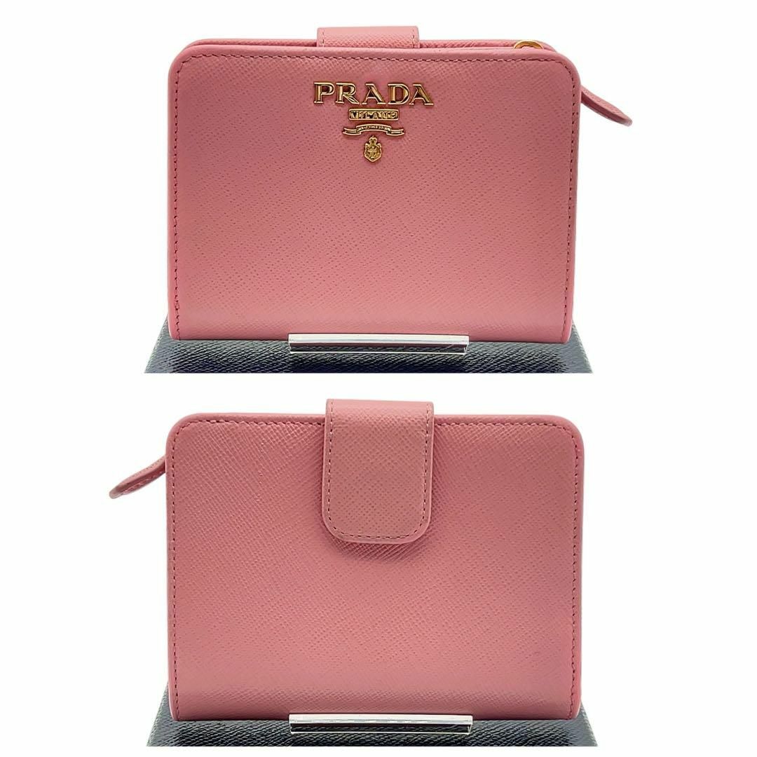 PRADA - 【極上美品】プラダ PRADA サフィアーノレザー 折り財布 PRADA - 【極上美品】プラダ PRADA サフィアーノレザー 折り財布