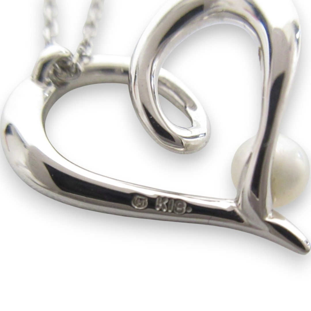 MIKIMOTO - 美品 MIKIMOTO ミキモト K18WG ダイヤモンド パール MIKIMOTO - 美品 MIKIMOTO ミキモト K18WG ダイヤモンド パール