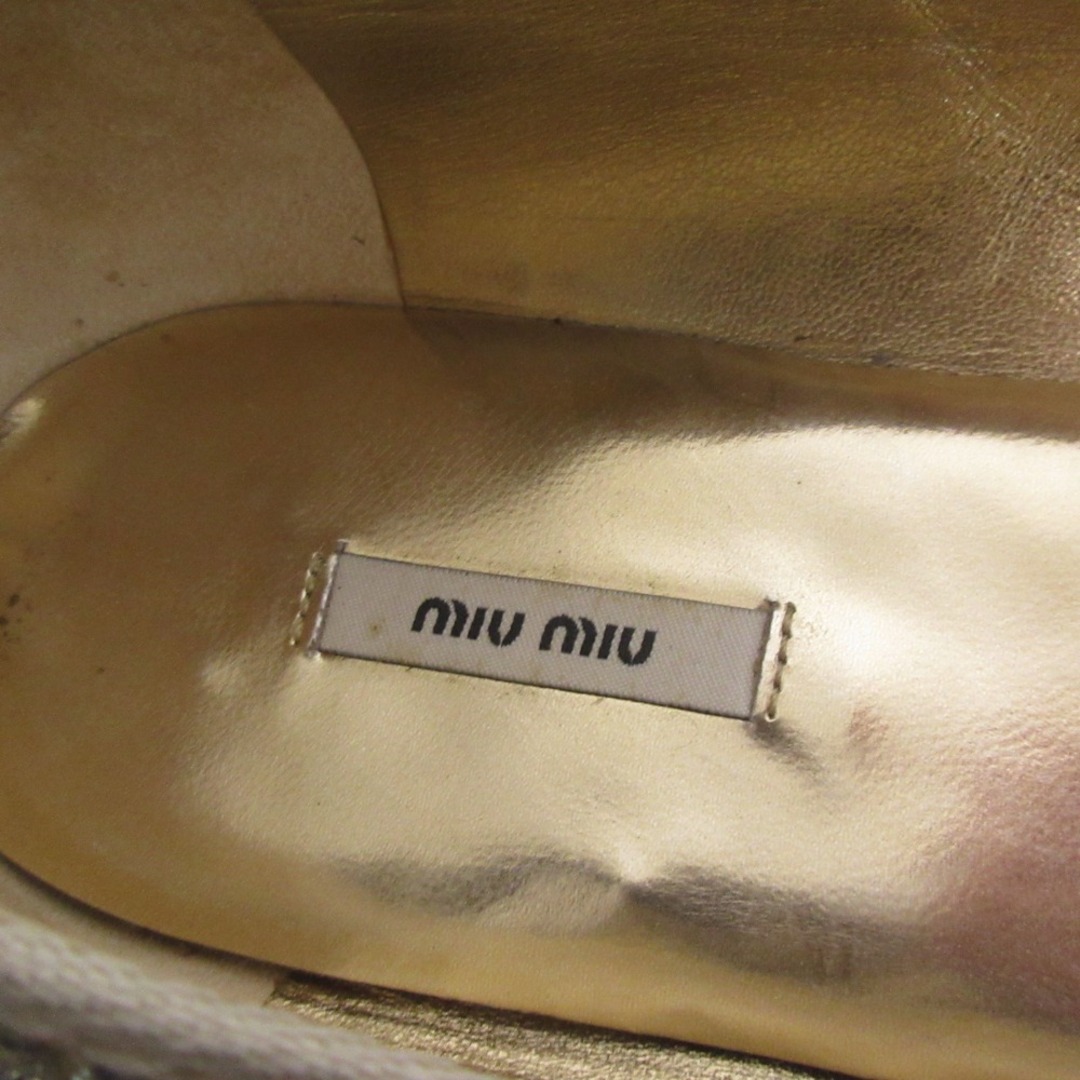 MIU MIU - 良品 MIUMIU ミュウミュウ グリッター ビジュー MIU MIU - 良品 MIUMIU ミュウミュウ グリッター ビジュー