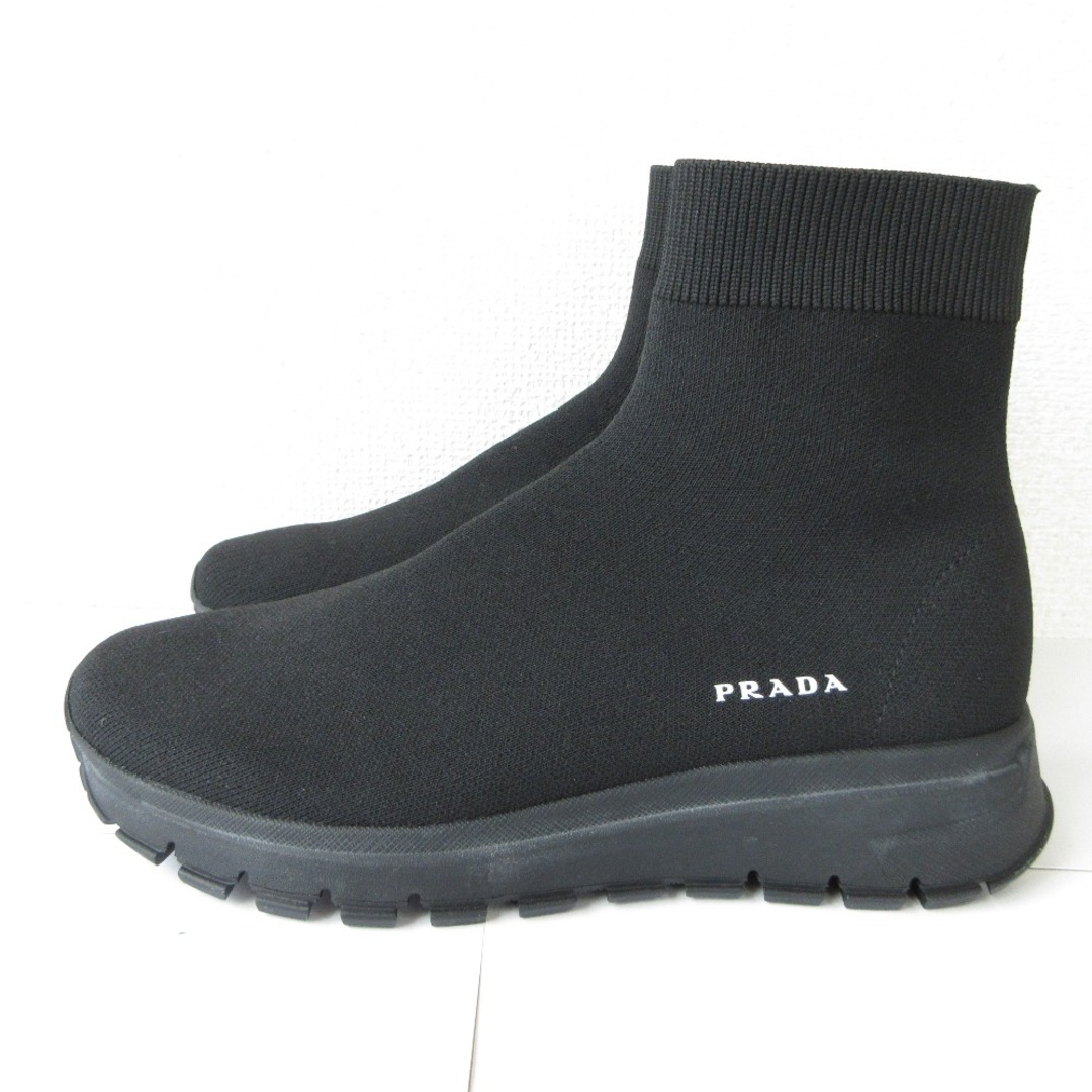 PRADA - 美品 PRADA プラダ ロゴ ソックススニーカー 1T715L PRADA - 美品 PRADA プラダ ロゴ ソックススニーカー 1T715L