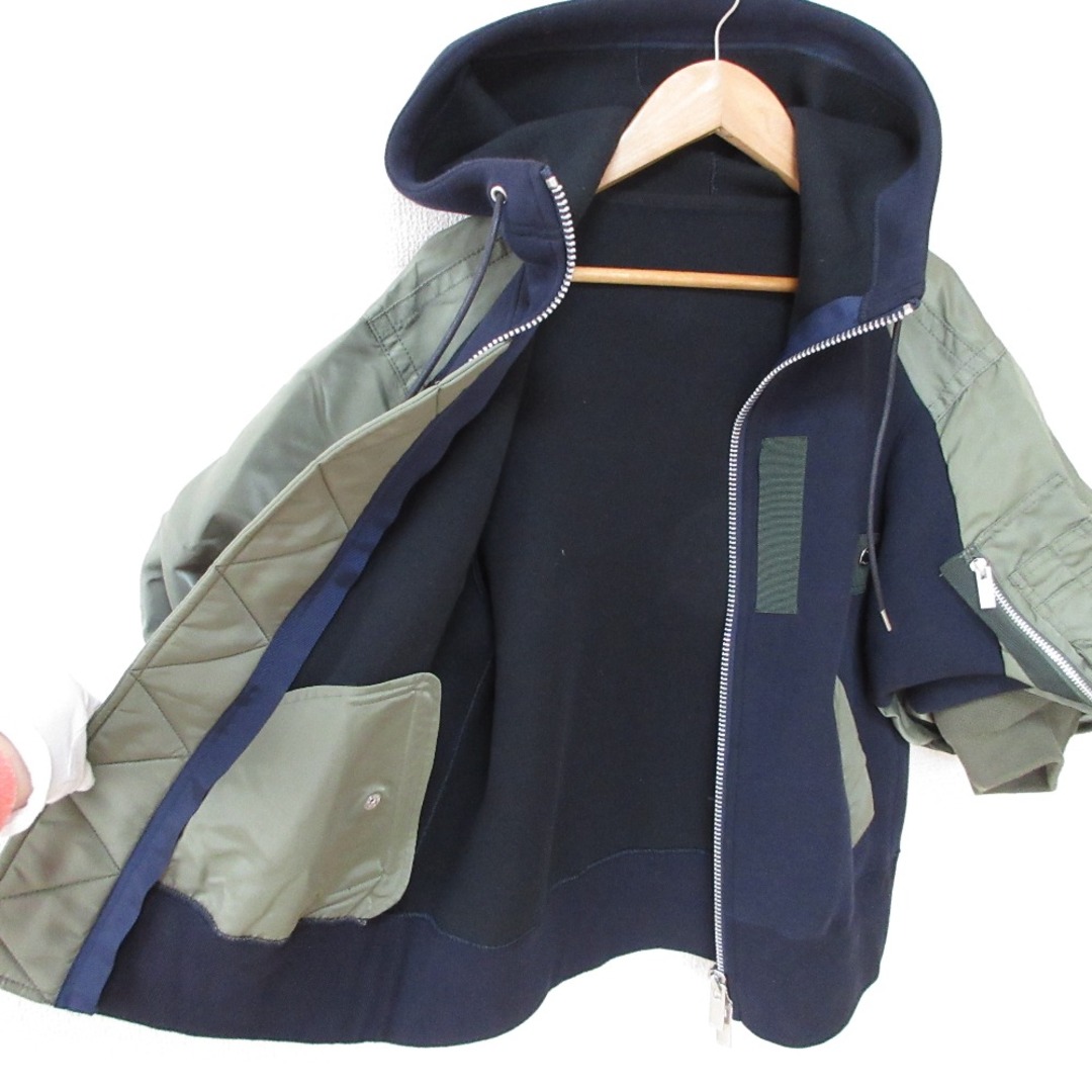 sacai - 美品 22SS sacai サカイ Sponge Sweat Blouson sacai - 美品 22SS sacai サカイ Sponge Sweat Blouson