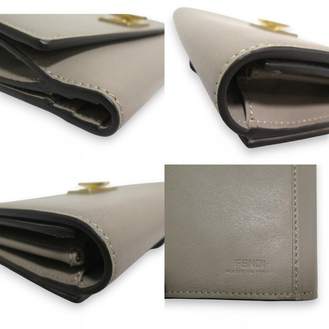 FENDI - 新品同様 FENDI フェンディ ピーカブー レザー 二つ折り FENDI - 新品同様 FENDI フェンディ ピーカブー レザー 二つ折り