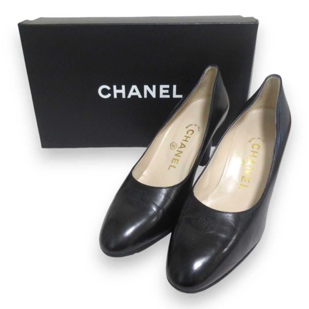 CHANEL - 美品 99A CHANEL シャネル レザー ココマーク刺繍 CHANEL - 美品 99A CHANEL シャネル レザー ココマーク刺繍