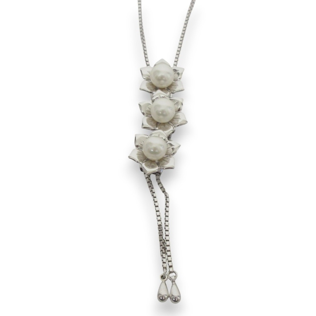 TASAKI - 美品 TASAKI タサキ 田崎真珠 SV925 トリプルパール TASAKI - 美品 TASAKI タサキ 田崎真珠 SV925 トリプルパール