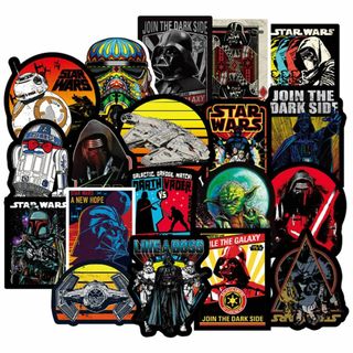 【色:スター・ウォーズ】スターウォーズステッカーセット 100枚入り スターウォ(ノートPC)