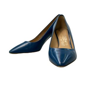 Salvatore Ferragamo(ハイヒール/パンプス ・ ブルー・ネイビー Salvatore Ferragamo(ハイヒール/パンプス ・ ブルー・ネイビー