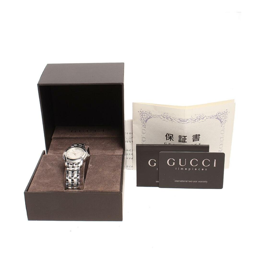 GUCCI - 訳あり グッチ 腕時計 デイト クオーツ シルバー 5500 L GUCCI - 訳あり グッチ 腕時計 デイト クオーツ シルバー 5500 L