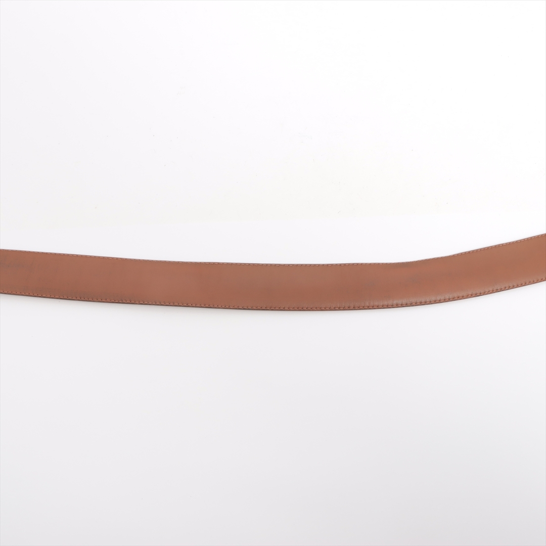 BERLUTI - 美品 ベルルッティ レザー ベルト シルバー バックル BERLUTI - 美品 ベルルッティ レザー ベルト シルバー バックル