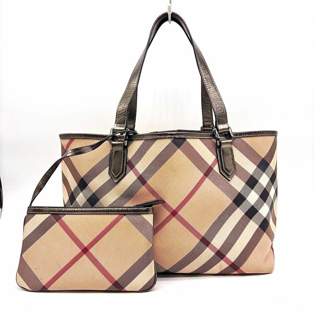 BURBERRY - BURBERRY バーバリー ノバチェック トートバッグ BURBERRY - BURBERRY バーバリー ノバチェック トートバッグ