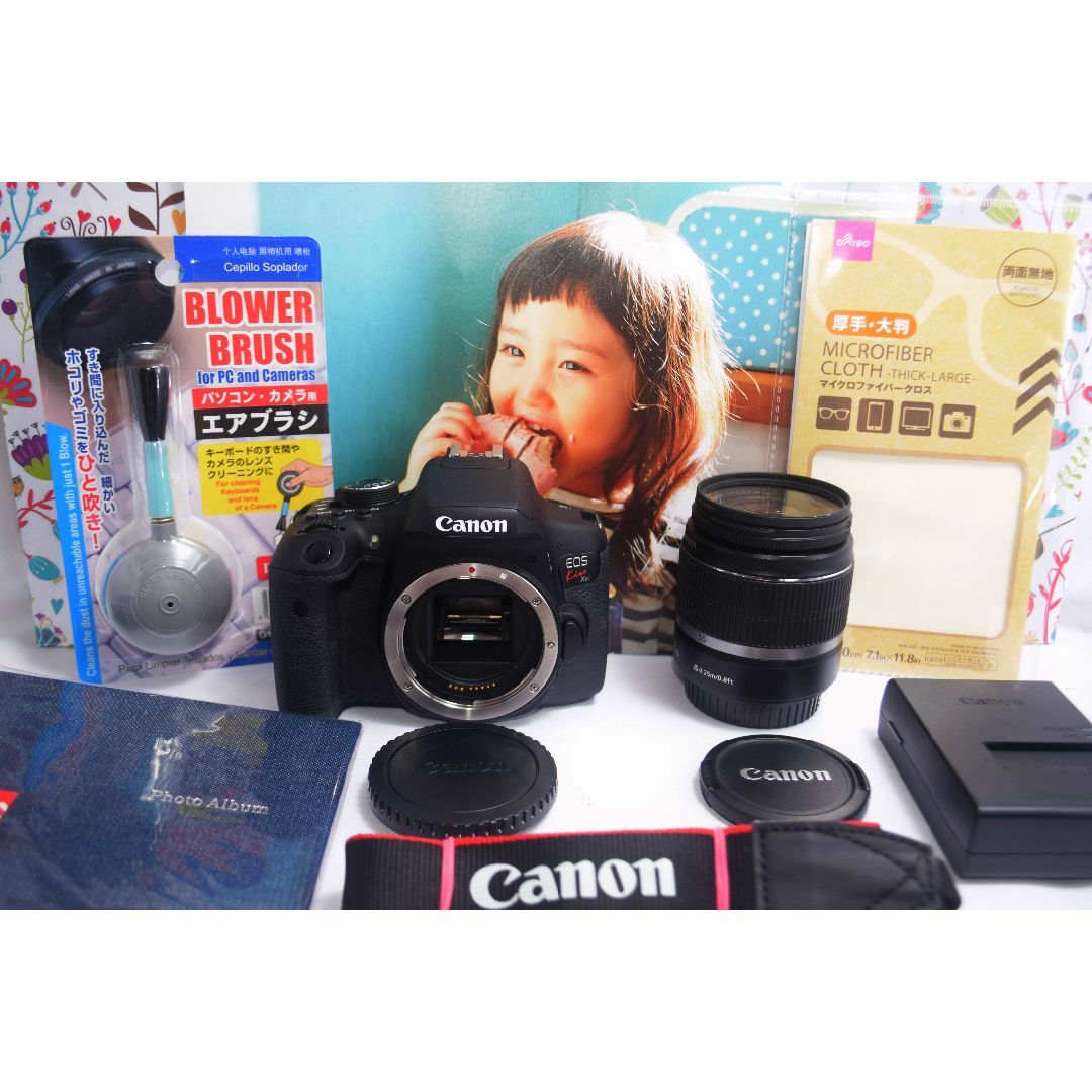 Canon - 美品 Wi-Fi機能搭載!! Canon キャノン Kiss X8iの通販 Canon - 美品 Wi-Fi機能搭載!! Canon キャノン Kiss X8iの通販