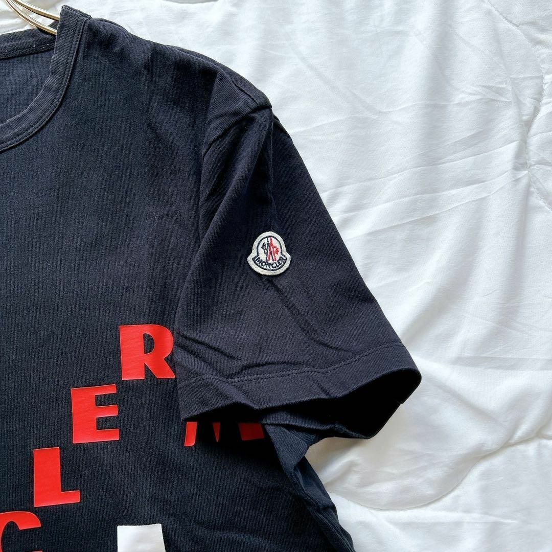 MONCLER - MONCLER モンクレール ロゴプリント 半袖 カットソー MONCLER - MONCLER モンクレール ロゴプリント 半袖 カットソー