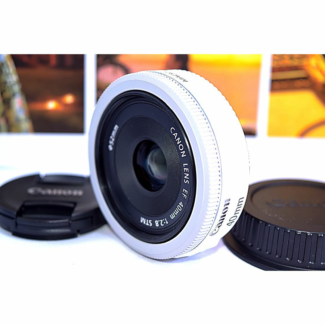 Canon - 美品！キャノン Canon EF 40mm F2.8 STM☆希少ホワイト！