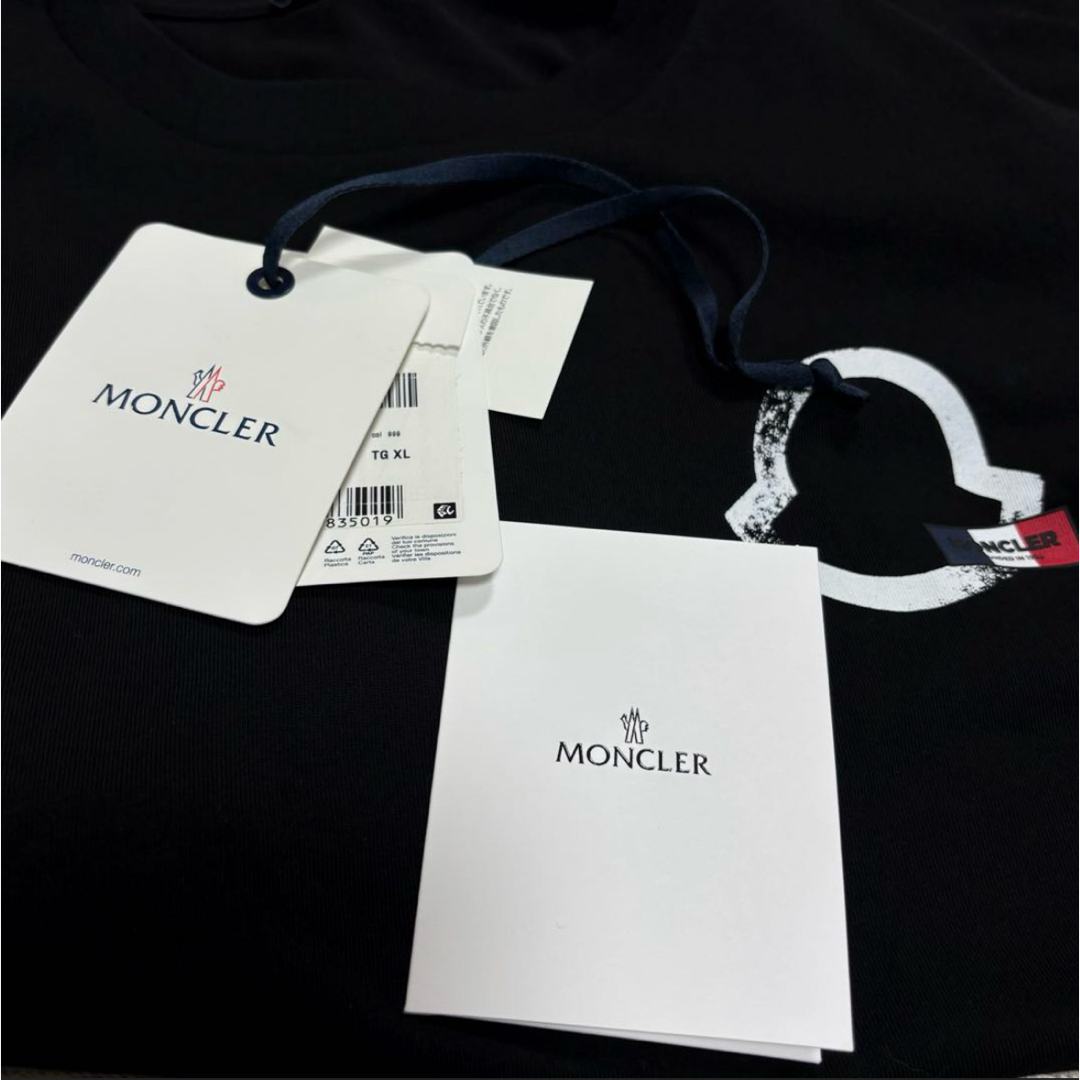 MONCLER - モンクレール MONCLER ロンT 黒 ブラック 長袖Tシャツ MONCLER - モンクレール MONCLER ロンT 黒 ブラック 長袖Tシャツ